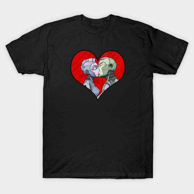 Robots In Love T-Shirt by robotsinlove